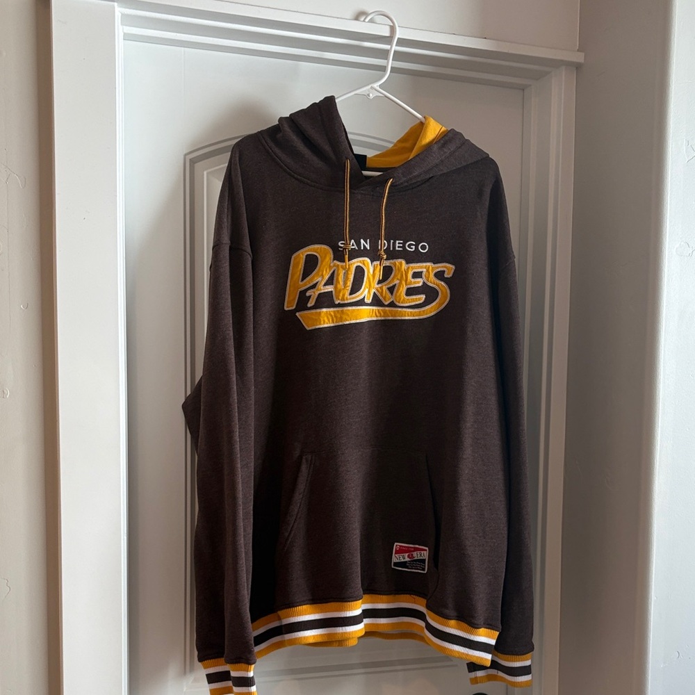Men’s XXL San Diego Padres Brown Hoodie- Never worn